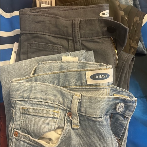 Boys clothes. Size 10/12 some new pants. Champion sweatpants and hoodie set - Picture 6 of 10